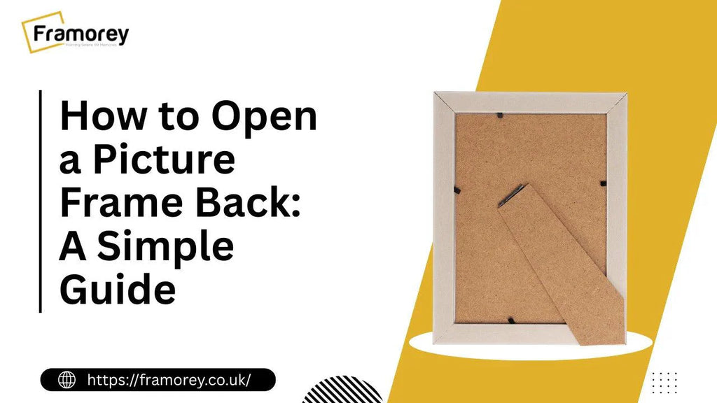 The Easiest Method to Open a Picture Frame Back
