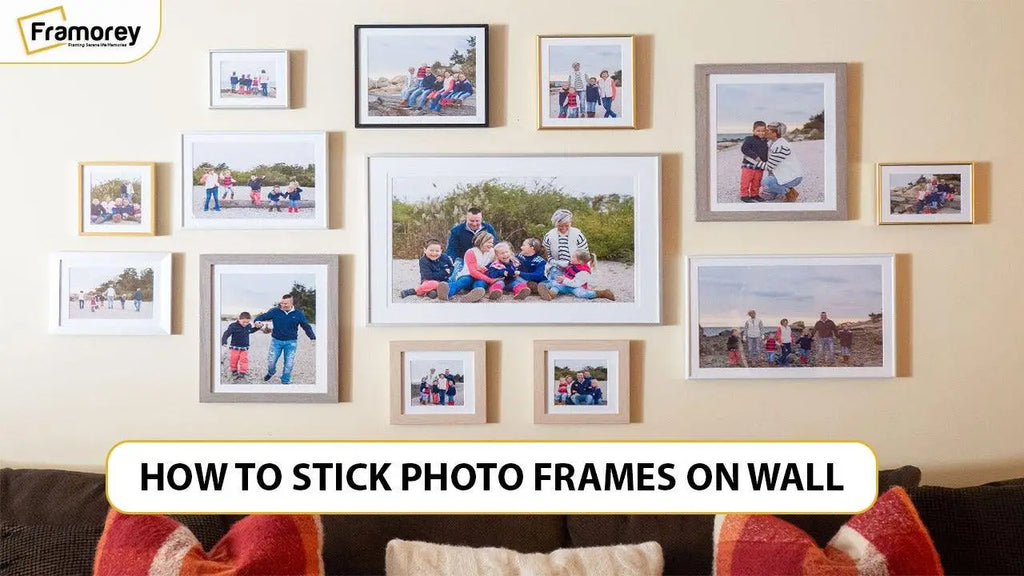 How to Stick Photo Frames on Wall?