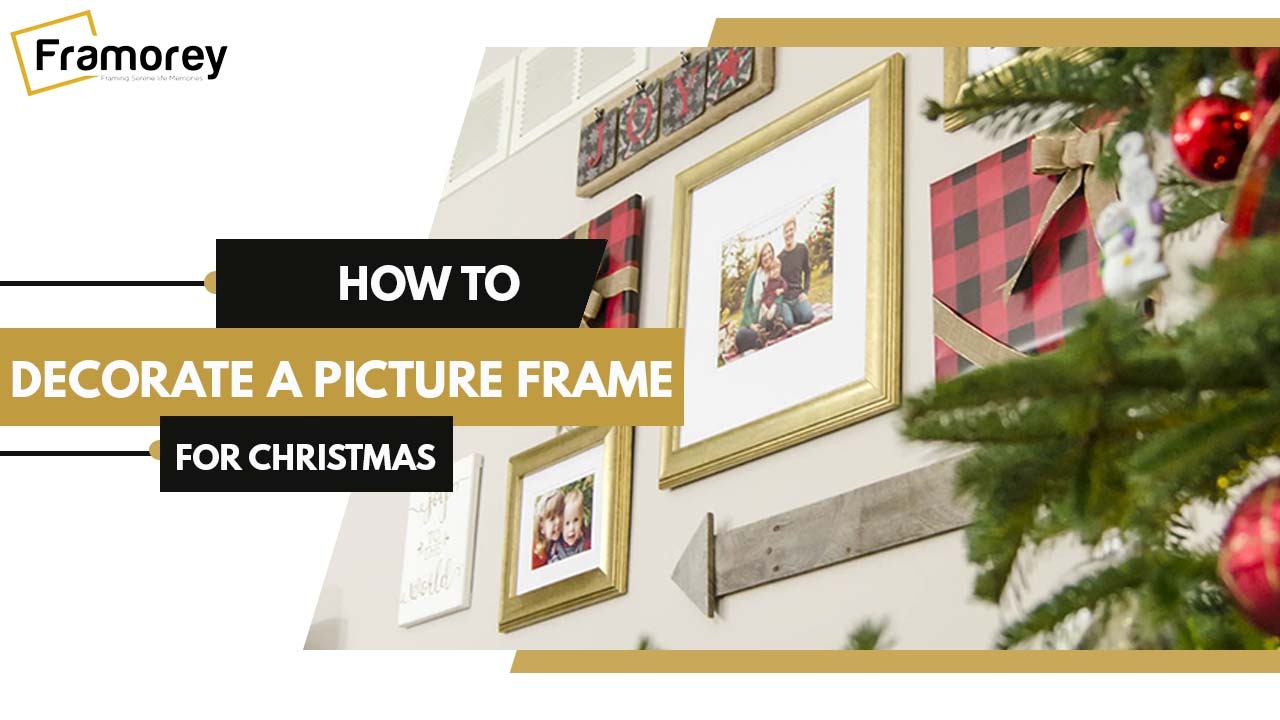 How to Decorate Picture Frames on Christmas?