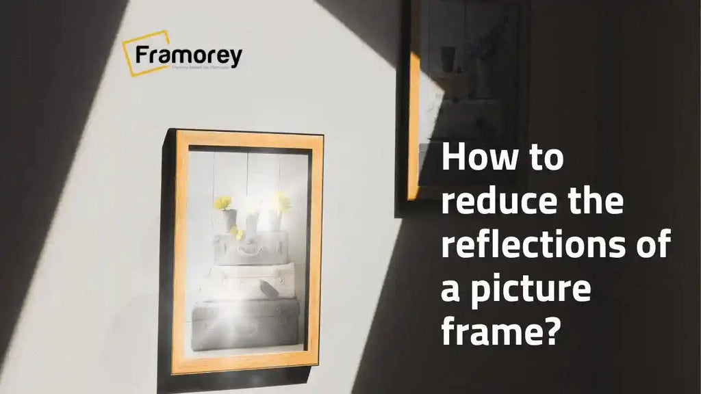 How to reduce the reflections of a picture frame?