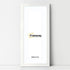 Flat Panoramic White Picture Photo Frame Wall Art Poster Frame With White Mount