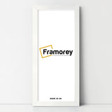 Flat Panoramic White Picture Photo Frame Wall Art Poster Frame