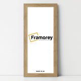 Flat Panoramic Oak Picture Photo Frame Wall Art Poster Frame