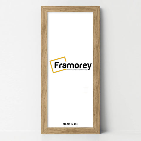Flat Panoramic Oak Picture Photo Frame Wall Art Poster Frame