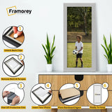Panoramic Step Style Grey Picture Frame Wall Art Poster Frame