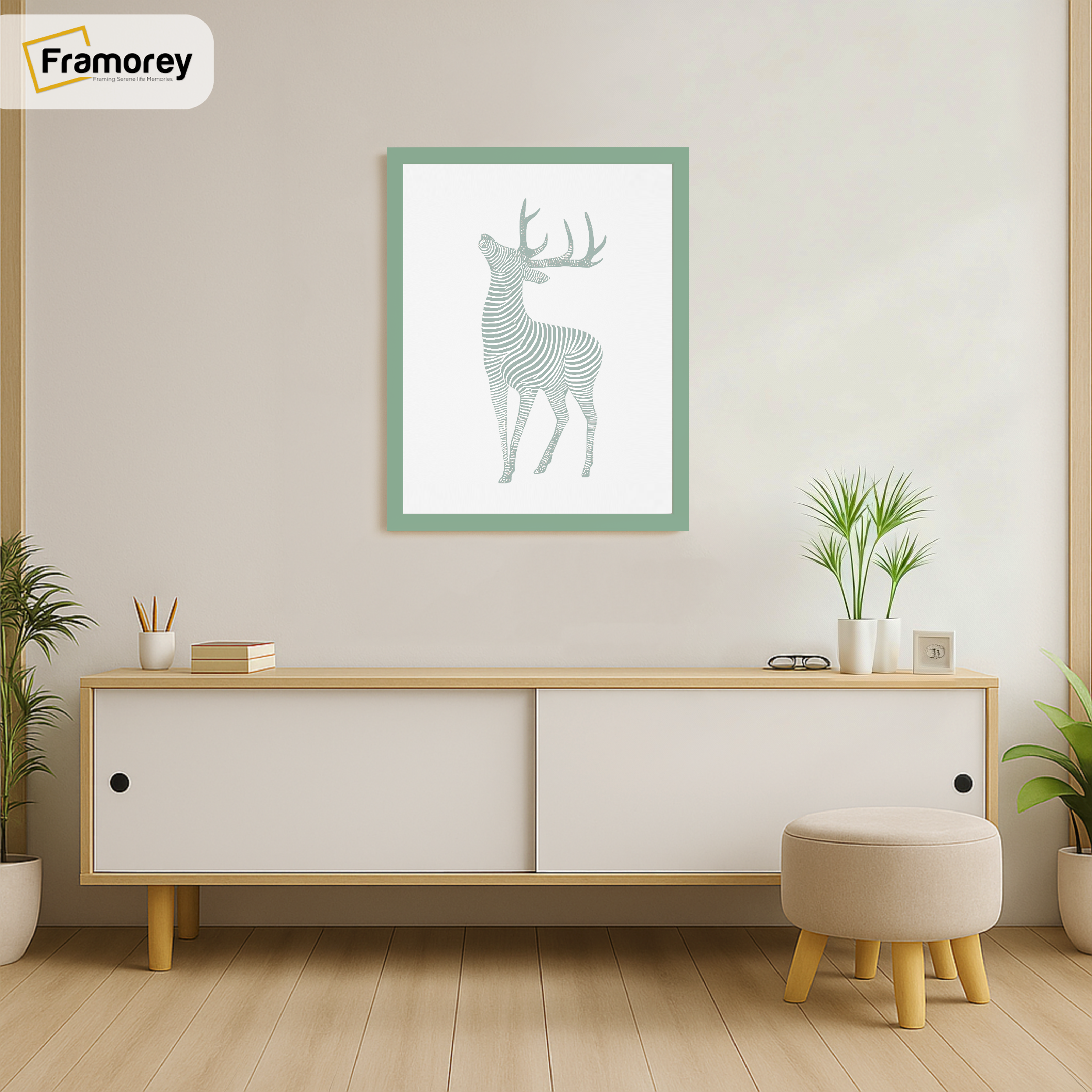 Green Thin Matt Picture Frame Posters Frames Wall D?cor Frame