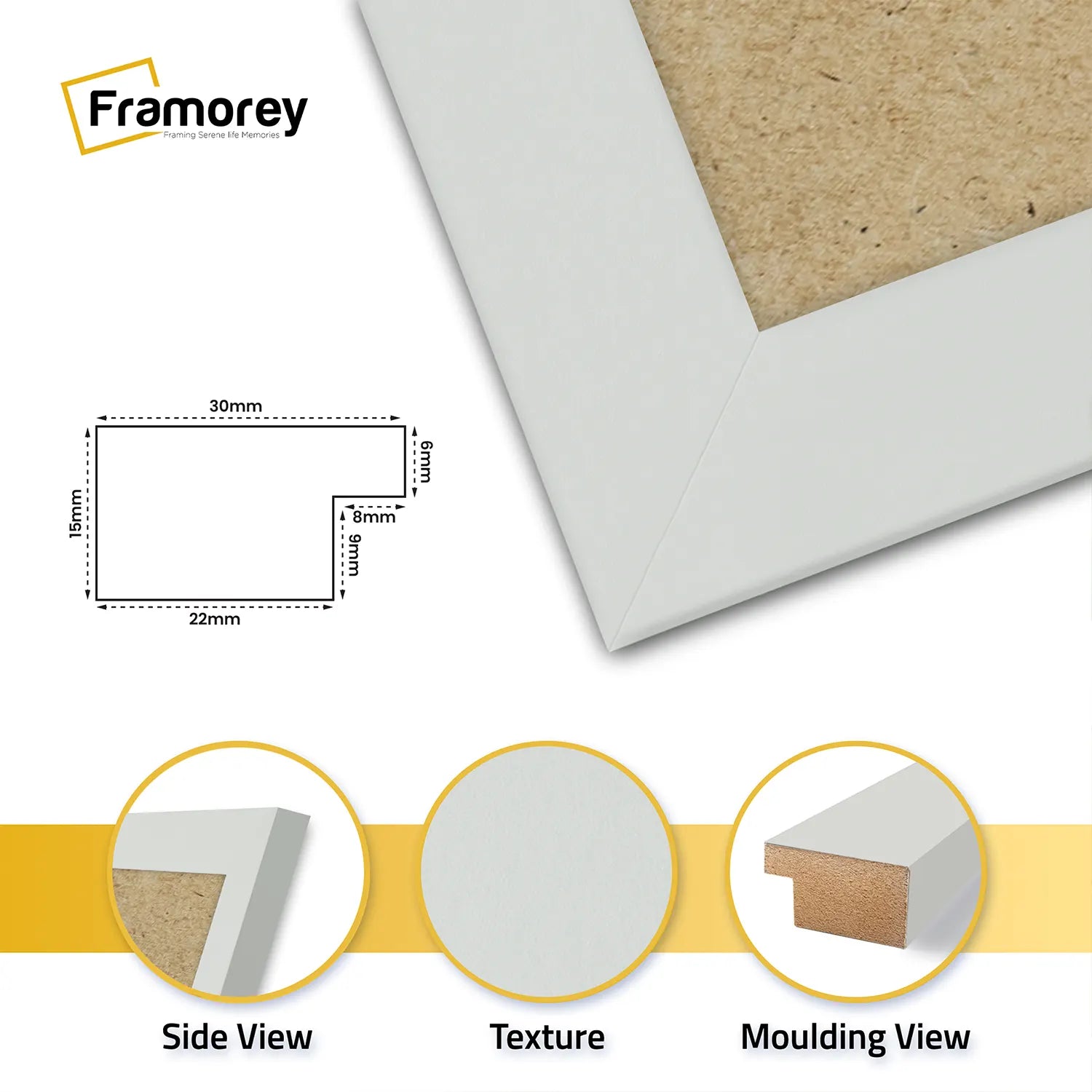 Square Photo Frame Silver Picture Frame Wall Art Home Decor