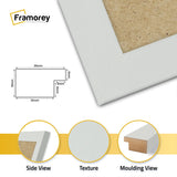 Square Photo Frame Silver Picture Frame Wall Art Home Decor