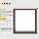 Antique Style Square Size Mahogany Picture Frame Wall Art Photo Frame