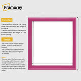 Antique Style Square Size Pink Picture Frame Wall Art Photo Frame