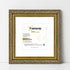 Square Photo Frame Dahlia Gold Picture Frame With White Mount