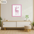 Thin Matt Pink Picture Frame Poster Frames Wall Decor Frame