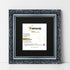 Square Photo Frames Silver Dahlia Wall Art Frame With Black Mount