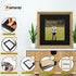 Square Size Oak Oslo Photo Frames Wall Art Frames With Black Mount