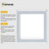Square Size Light Grey Picture Frame Wall Decor Frames
