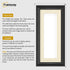 Panoramic Size Black Picture Frame Shabby Wall Frames With Ivory Mount
