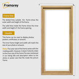 Panorama Style Oak Oslo Photo Frame Panoramic Picture Frames