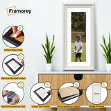 Panoramic Size White Picture Frame Shabby Wall Frames With White Mount