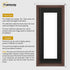 Antique Style Panoramic Mahogany Picture Frame Wall Art Frame With Black Mount