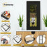 Flat Panoramic Black Picture Frame Wall Art Frame With Black Mount