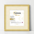 Square Picture Frame Gold Glitter Sparkle Photo Frames With Ivory Mount