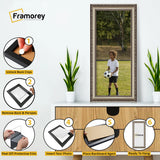 Shabby Chic Effect Panoramic Style Gun Metal Photo Frame Picture Frame