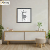 Square Size Dark Grey Thin Matt Picture Frame Poster Frames