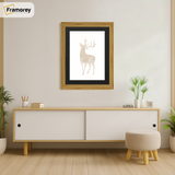 Pine Picture Frame with Black Mount