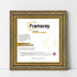 Square Photo Frames Gold Picture Frame Dahlia Wall Art Frame