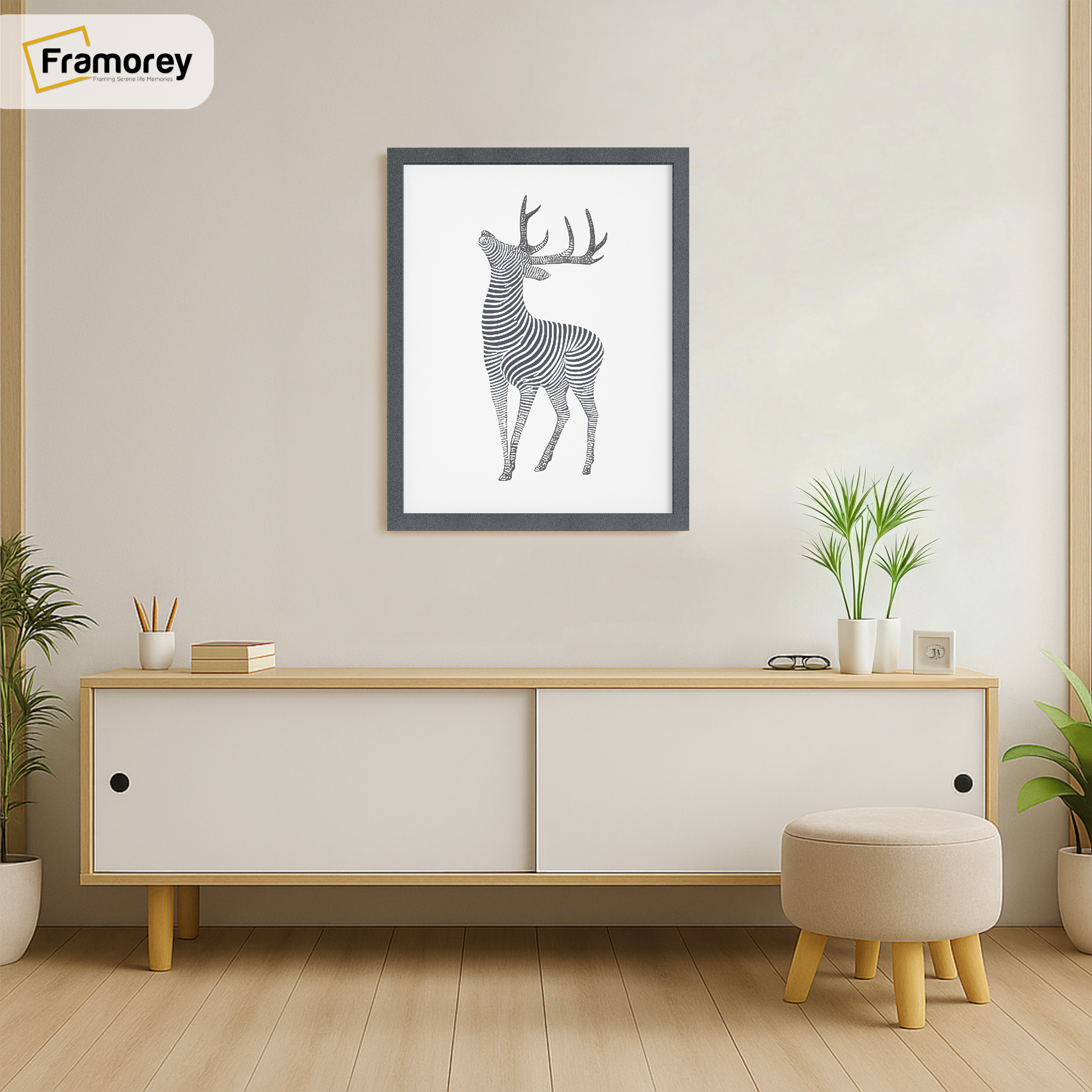 Dark Grey Thin Matt Picture Frame Poster Frames Wall Decor Frame