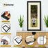Panoramic Size Glitter Sparkle Black Photo Frames With Ivory Mount