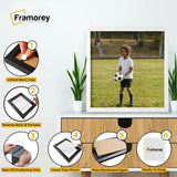 Square Size Thin Matt White Picture Frame Poster Frames