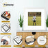 Flat Square Size White Photo Frame Wall Art Frame With White Mount