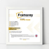 Flat Square Size White Picture Photo Frame Wall Art Poster Frame