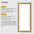 Flat Panoramic Oak Picture Photo Frame Wall Art Poster Frame