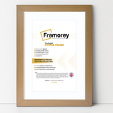 Beech Picture Frame With White Mount