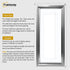 Panorama Style Silver Oslo Picture Frames With White Mount