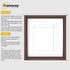 Antique Style Square Mahogany Picture Frame Photo Frame With White Mount