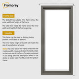 Panorama Style Grey Oslo Photo Frame Panoramic Picture Frames