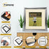 Square Size Silver Oslo Photo Frames Wall Art Frames With Ivory Mount