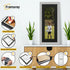 Panoramic Step Style Grey Photo Frame With Black Mount