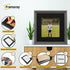 Square Size Grey Oslo Photo Frames Wall Art Frames With Black Mount