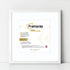 Square Size Thin Matt White Photo Frames With White Mount