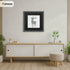 Square Size Dark Grey Thin Matt Picture Frames With Black Mount