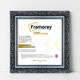 Square Size Photo Frames Silver Picture Frame Dahlia Wall Art Frame