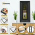 Panoramic Size Black Wooden Picture Frame Big Step With Black Mount