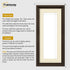 Panorama Style Walnut Oslo Picture Frames With Ivory Mount