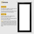 Panorama Style Black Oslo Photo Frame Panoramic Picture Frames
