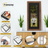 Panoramic Step Style Walnut Photo Frame With Black Mount