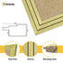 Step Style Square Size Gold Picture Frame Wall Art Poster Frame